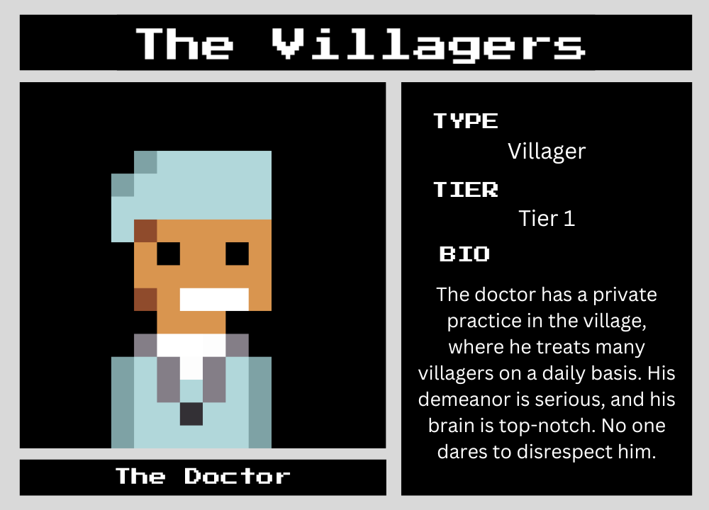 The Doctor biography card